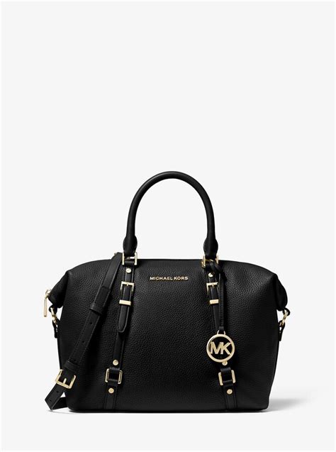 michael michael kors bedford satchels|Bedford Legacy Medium Pebbled Leather Convertible Satchel.